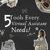 Virtual Assistant Canva Templates | 50 Dark Aesthetic Carousel Posts | PLR + MRR