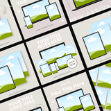 12 Instagram Digital Mockups | Canva Template