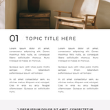 Bali Canva eBook Workbook Template – 20 Pages | Editable Digital Download