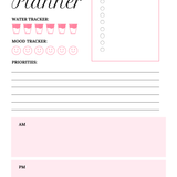 Coquette Digital Planner | 50-Page Canva Template PLR & MRR