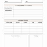 Digital Products Success Planner - Canva Template with MRR