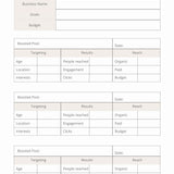 Digital Products Success Planner - Canva Template with MRR