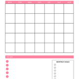 Coquette Digital Planner | 50-Page Canva Template PLR & MRR