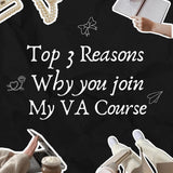 Virtual Assistant Canva Templates | 50 Dark Aesthetic Carousel Posts | PLR + MRR