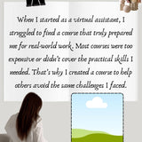 Virtual Assistant Canva Templates | 50 Dark Aesthetic Carousel Posts | PLR + MRR