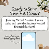 Virtual Assistant Canva Templates | 50 Dark Aesthetic Carousel Posts | PLR + MRR