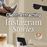 90 Aesthetic Instagram Carousel Templates | PLR + MRR + Stickers
