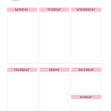 Coquette Digital Planner | 50-Page Canva Template PLR & MRR