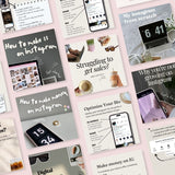 Instagram Growth Bundle PLR – Editable Canva Templates