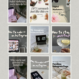 Instagram Growth Bundle PLR – Editable Canva Templates