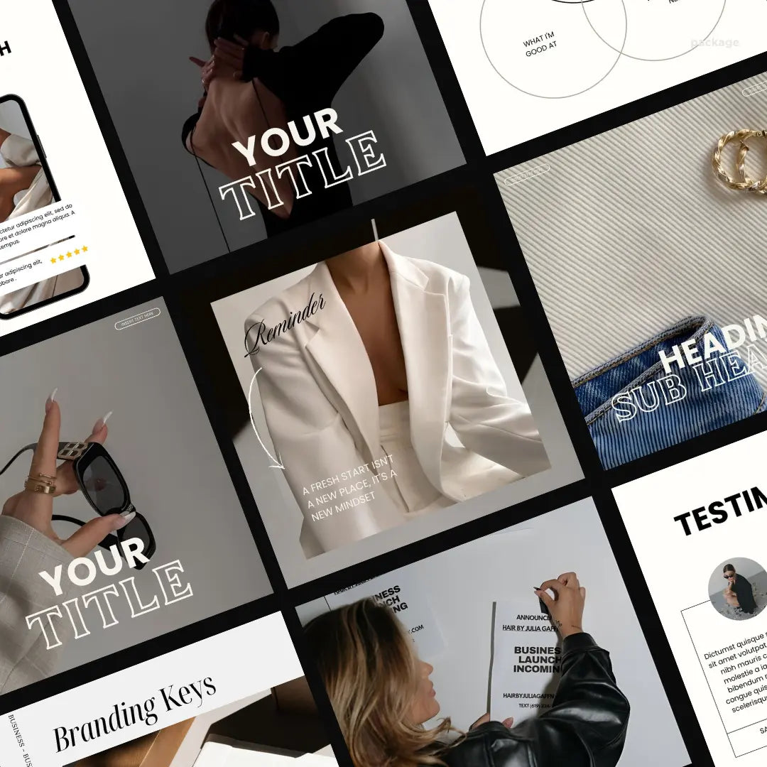 Canva Instagram Templates (PLR + MRR)