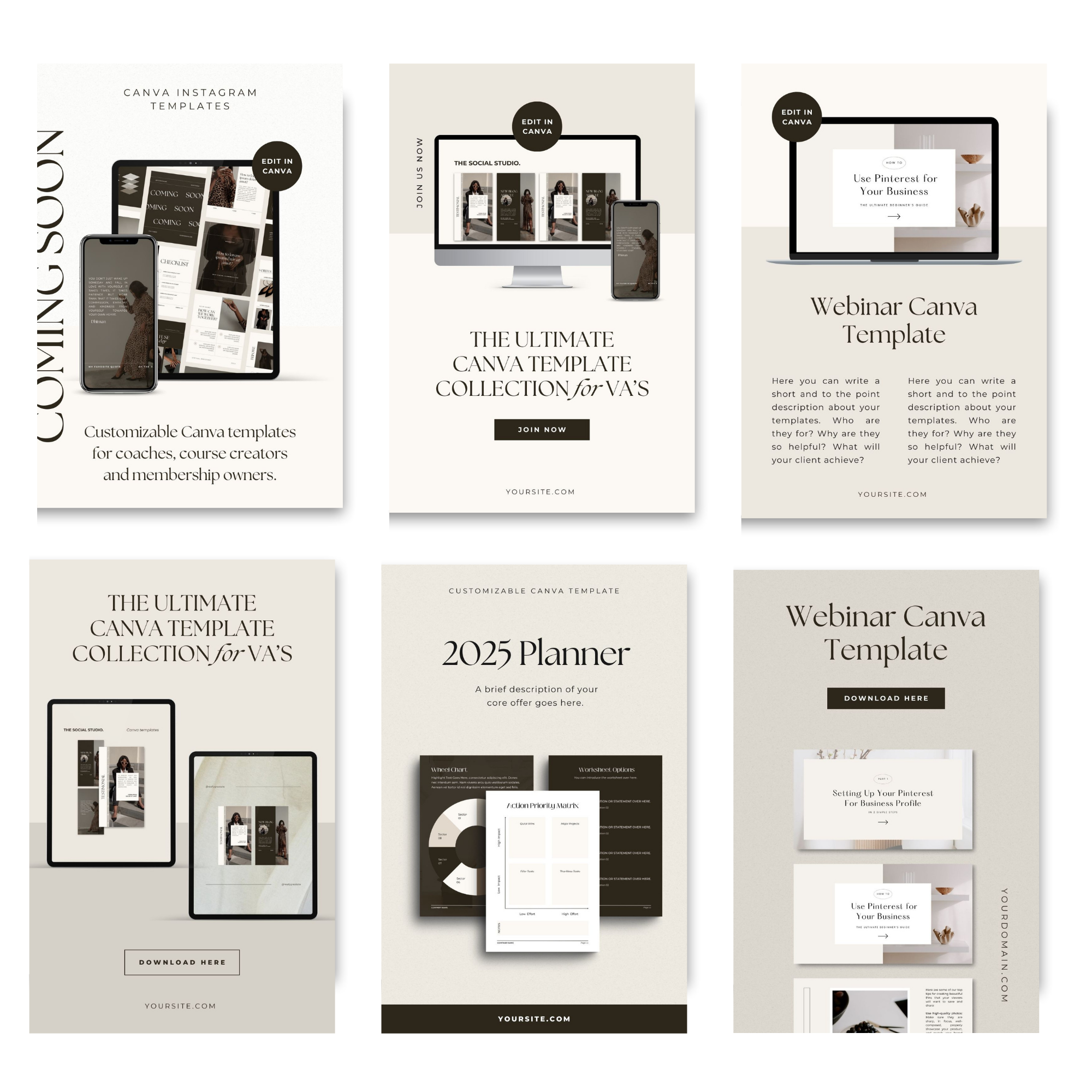 Canva Pinterest Template