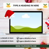 40 Editable Christmas Etsy Listing Mockups Bundle | PLR & MRR Rights