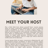 15-Page Airbn Welcome Book | Canva Template