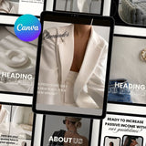 Aesthetic Instagram Canva Templates Bundle 