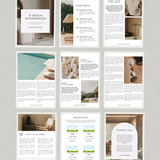 Bali Canva eBook Workbook Template – 20 Pages | Editable Digital Download