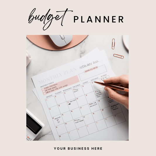 21-Page Ultimate Budget Planner Canva Template | US Letter Size | Personal Finance Organizer