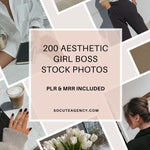 200 Neutral Girl Boss Stock Photos – PLR & MRR Included - socuteagency