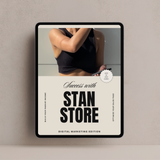 Stan Store Guide with MRR & PLR Rights | 40-Page Editable Canva Template