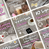 Instagram Carousel Canva Templates Bundle – 9 Done For You Sets with Resell Rights