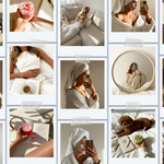 Comprehensive Clean Girl Aesthetic stock photo bundle for cohesive Instagram branding and neutral website themes.