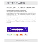 Canva Basics Guide: 15-page guide | Instant Download