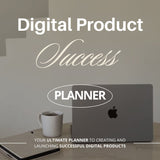 Digital Products Success Planner - Canva Template with MRR
