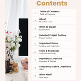 Client Welcome Guide | 37 page Canva Template