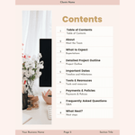 Client Welcome Guide | 37 page Canva Template