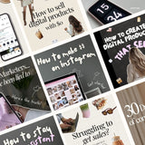 Instagram Carousel Canva Templates Bundle – 9 Done For You Sets with Resell Rights