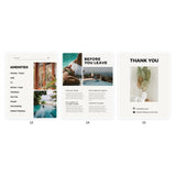 Airbnb Welcome Book | 15-Page Canva Template | Design Variation