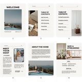 Airbnb Welcome Book | 15-Page Canva Template | Design Variation