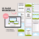 12-Page Workbook Template for Canva socuteagency