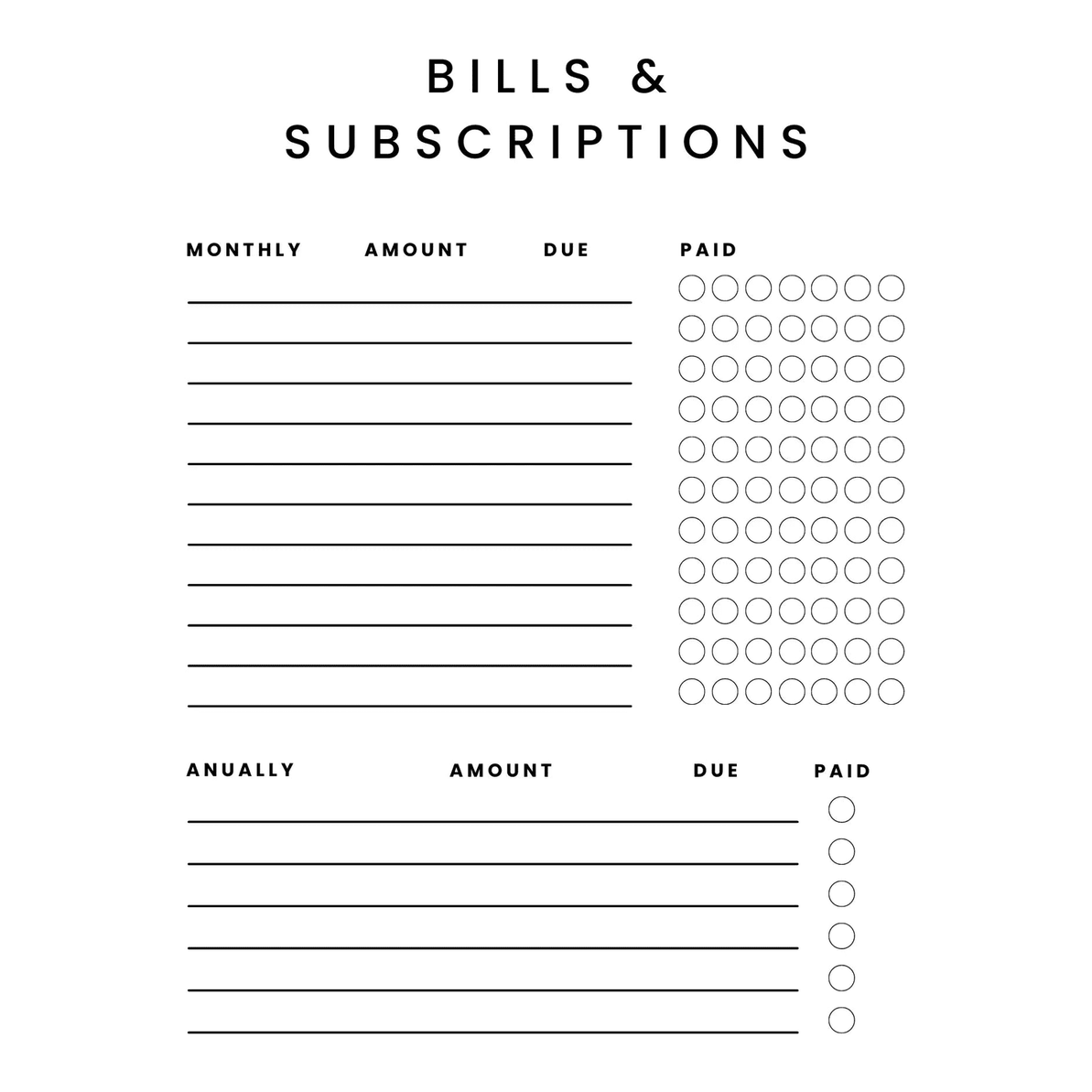 21-Page Ultimate Budget Planner Canva Template | US Letter Size | Personal Finance Organizer socuteagency
